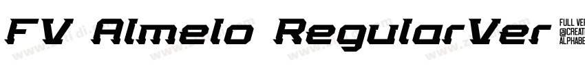 FV Almelo RegularVer字体转换
